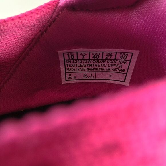 Skechers Women's Sz 10 W Air Cooled Gogo Mat Go Walk Hot Pink Knit Sneakers New. - Picture 4 of 6